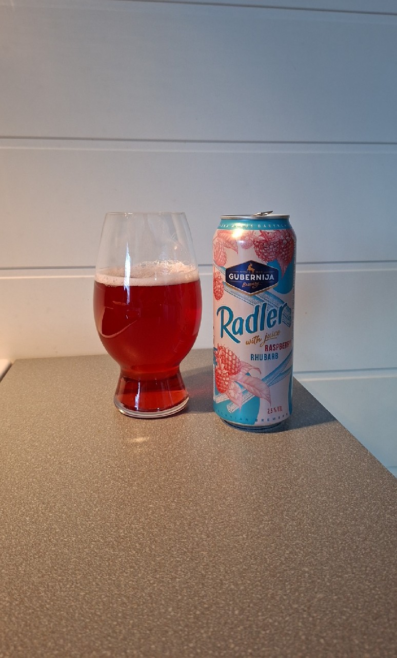 Radler Raspberry Rhubarb, Gubernija Brewery