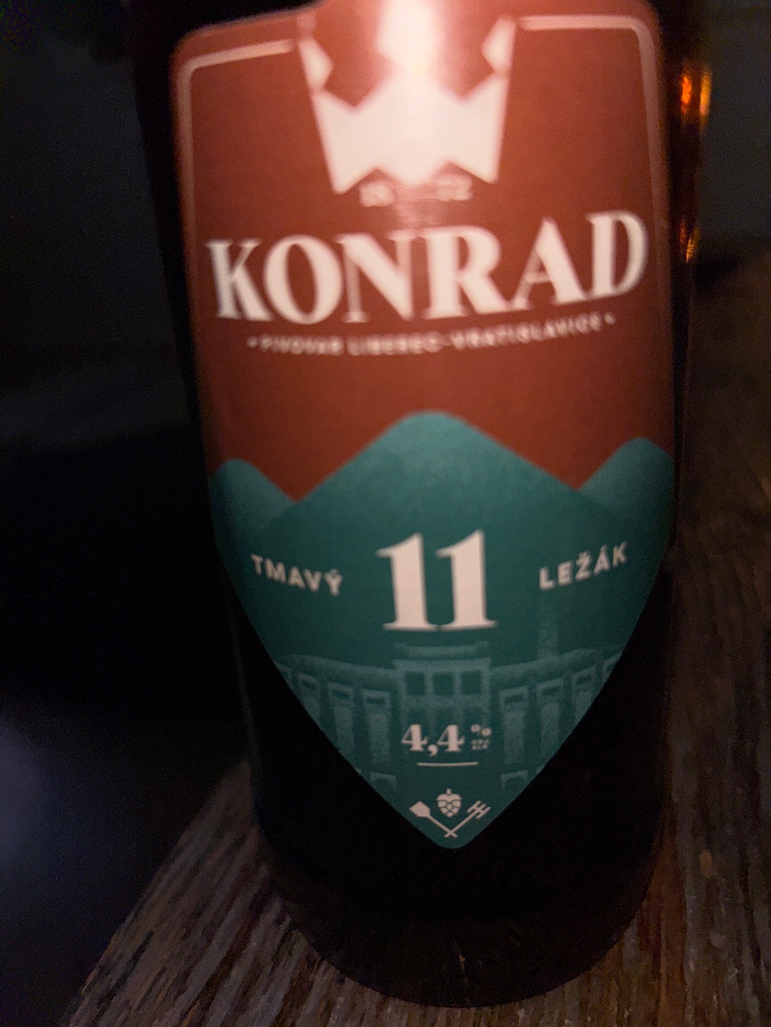 Konrad Kapucín 11° Tmavé, Pivovar Liberec Vratislavice