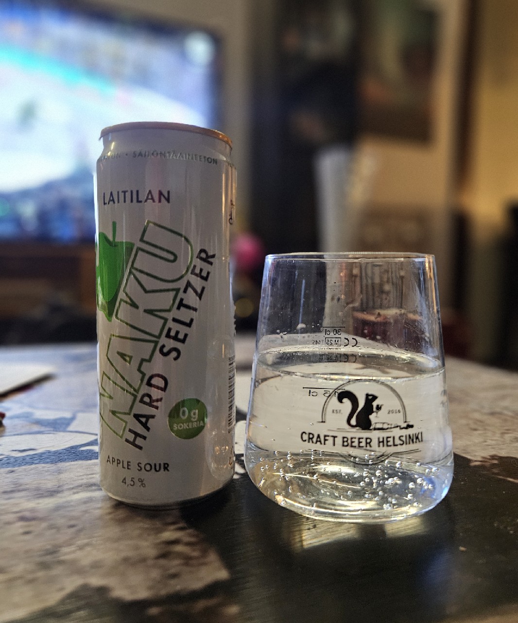 NAKU Hard Seltzer Apple Sour, Finland