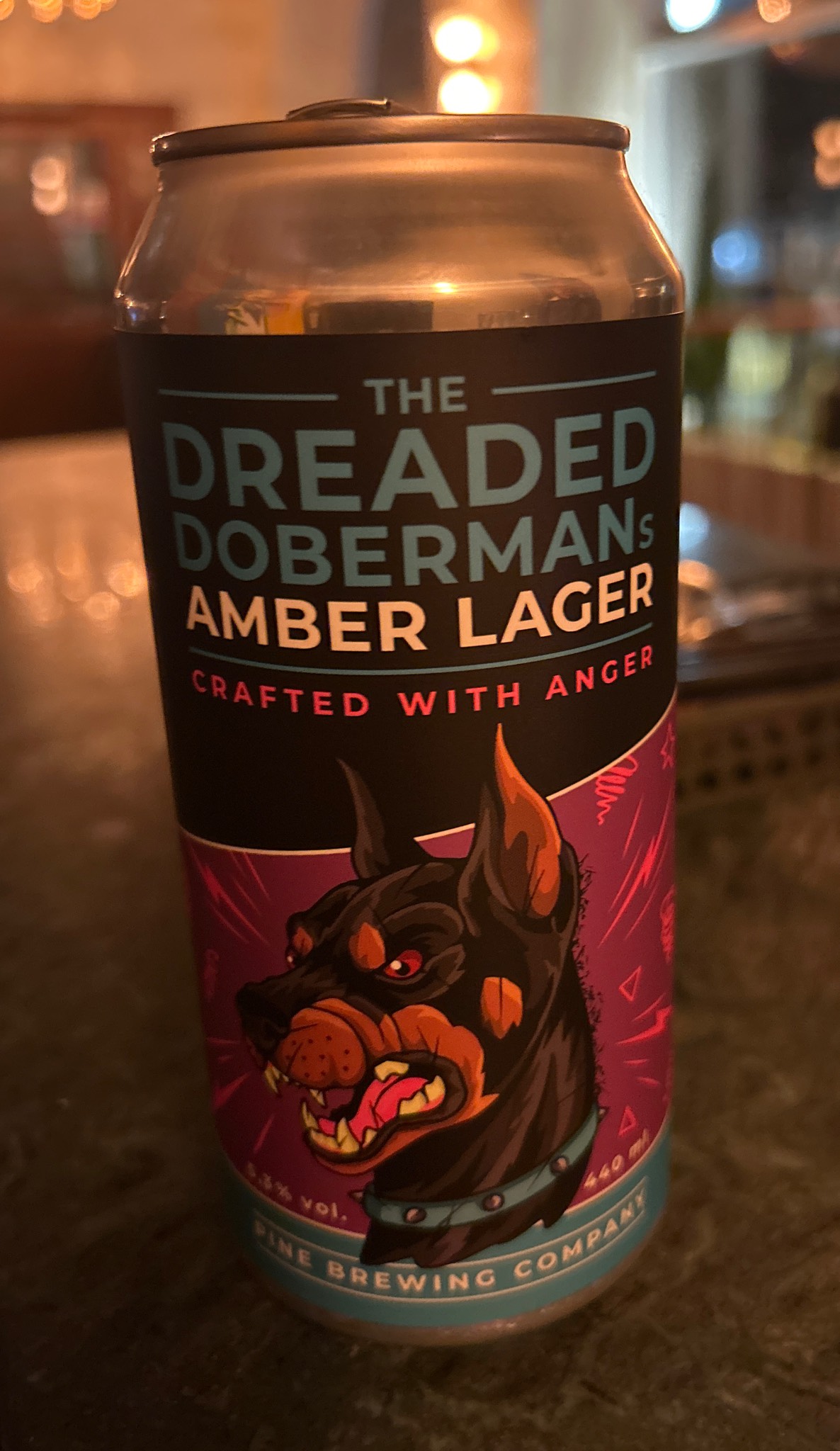 The Dreaded Doberman's Amber Lager, Sweden