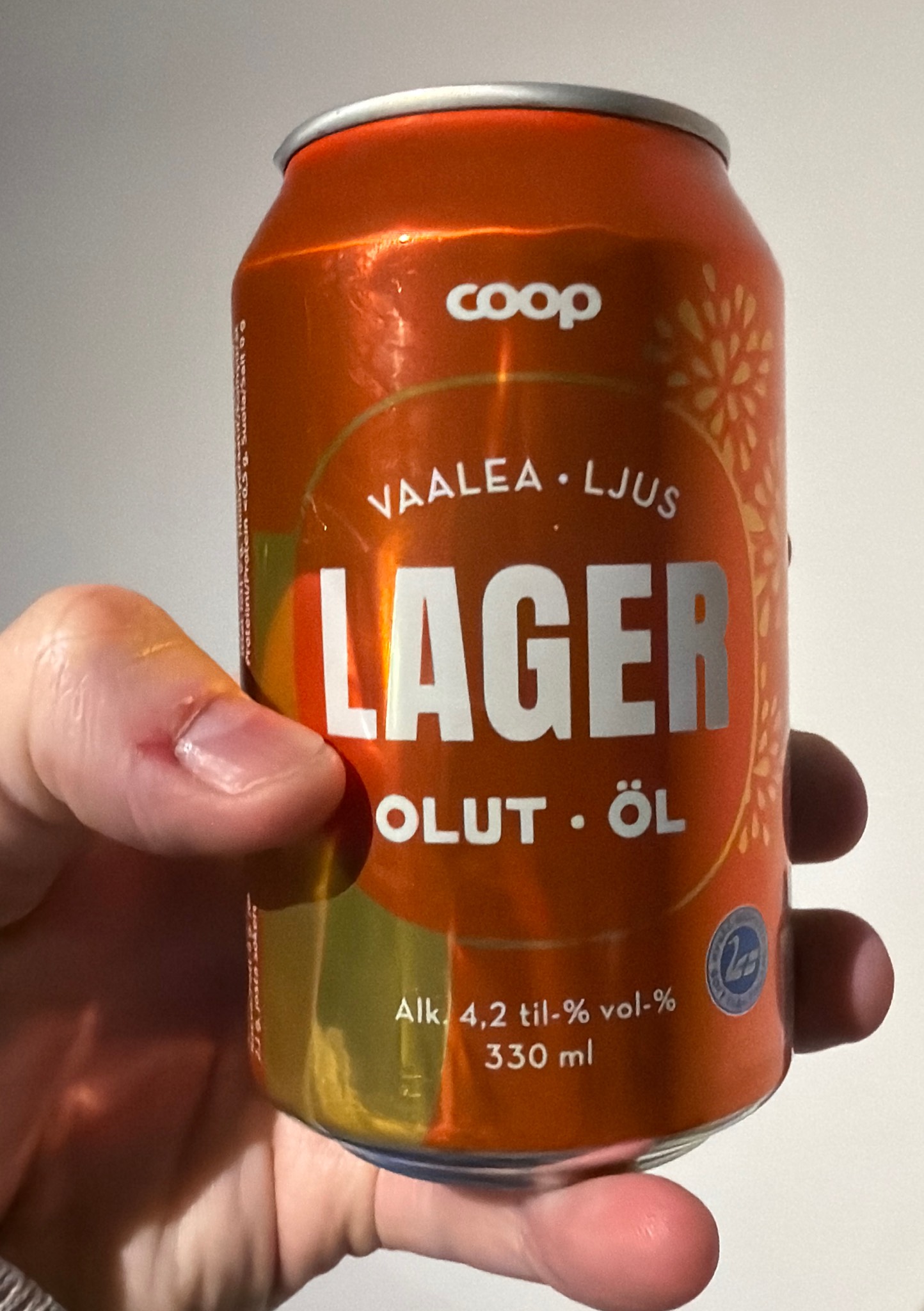 Coop Vaalea Lager 4.2%, Finland