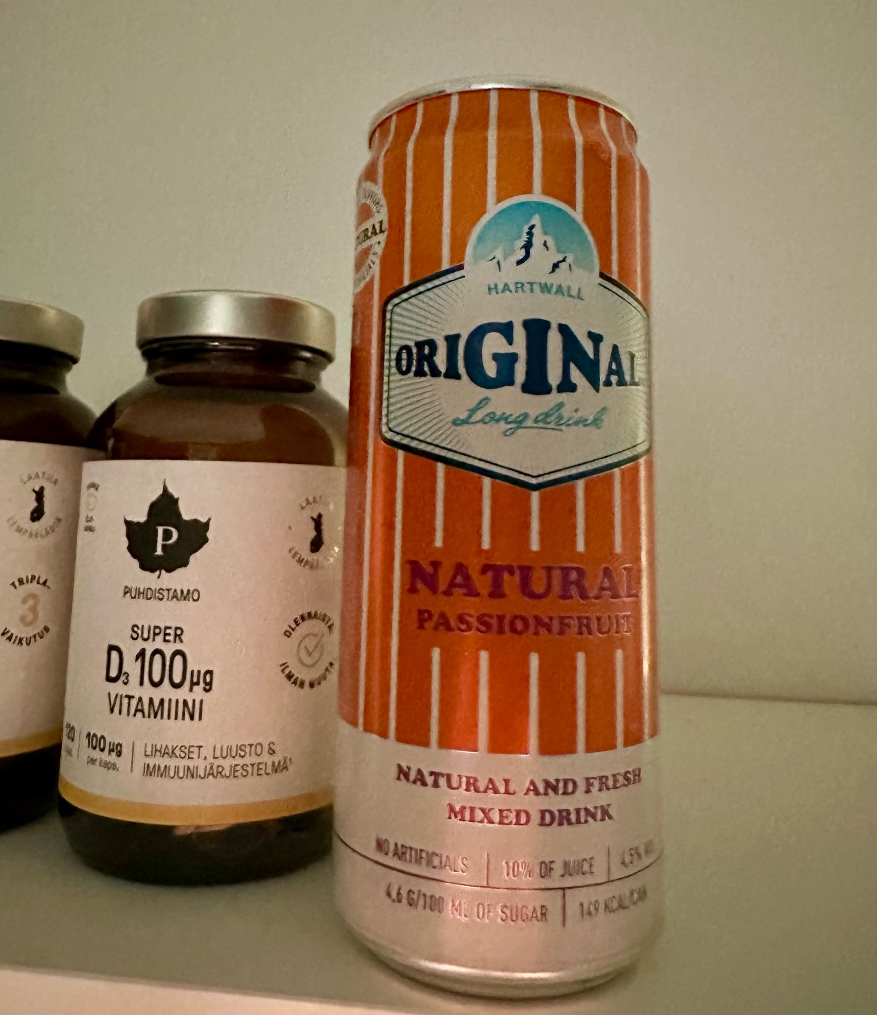 Original Long Drink Natural Passionfruit, Finland