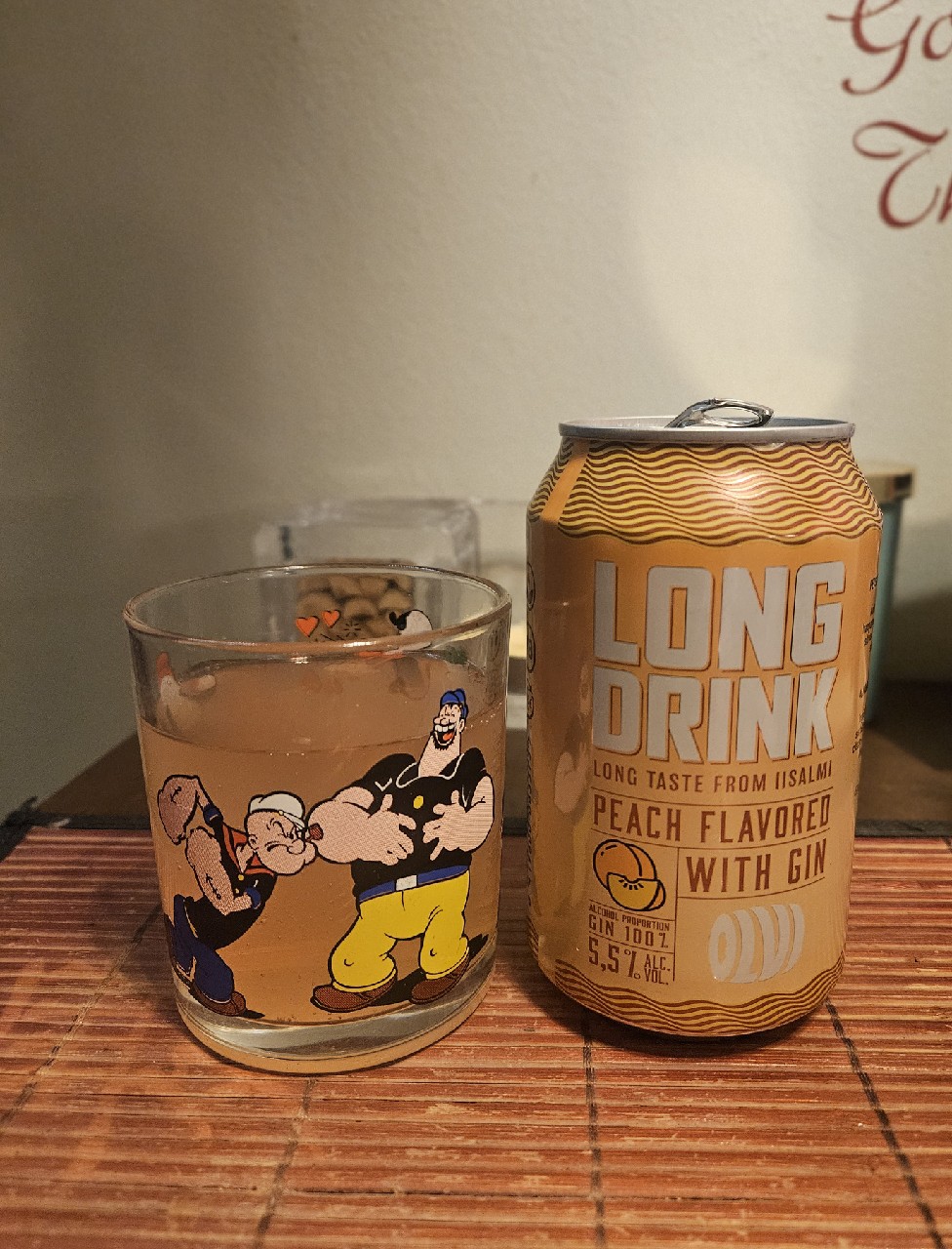 OLVI Long Drink Peach, Olvi