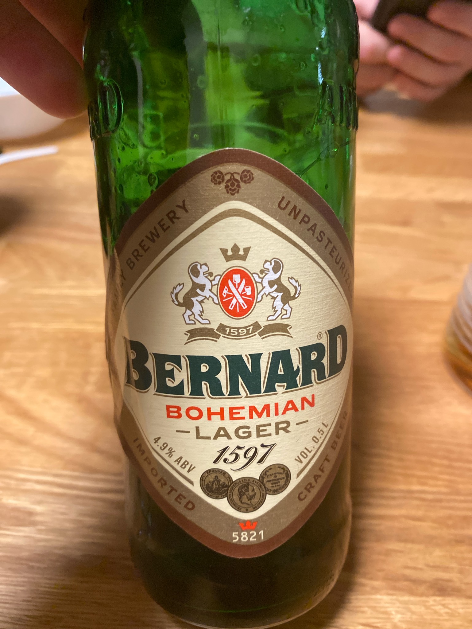 Bernard Bohemian Lager / Světlý Ležák 12°, Czech Republic