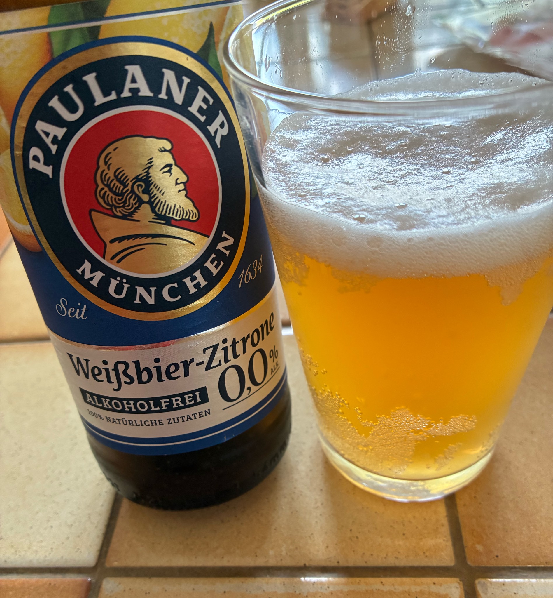 Paulaner Weißbier-Zitrone Alkoholfrei 0,0%, Germany