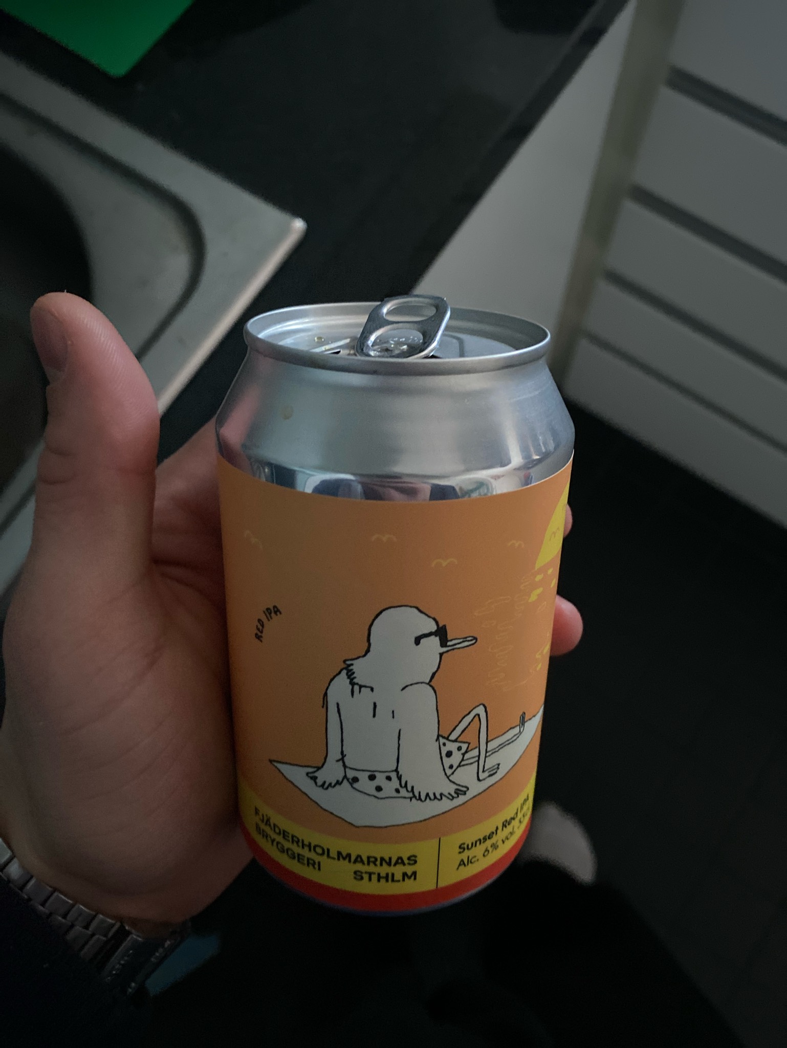 fjäderholmaranas sunset red ipa, Fjäderholmarnas Bryggeri