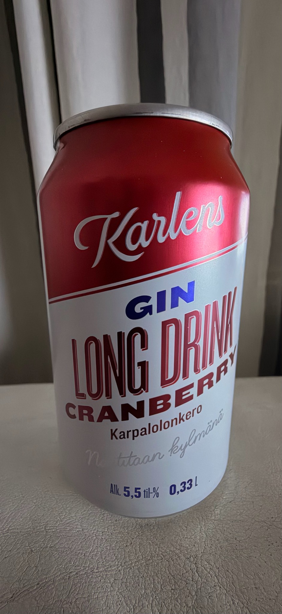Karlens Gin Long Drink Cranberry, Finland
