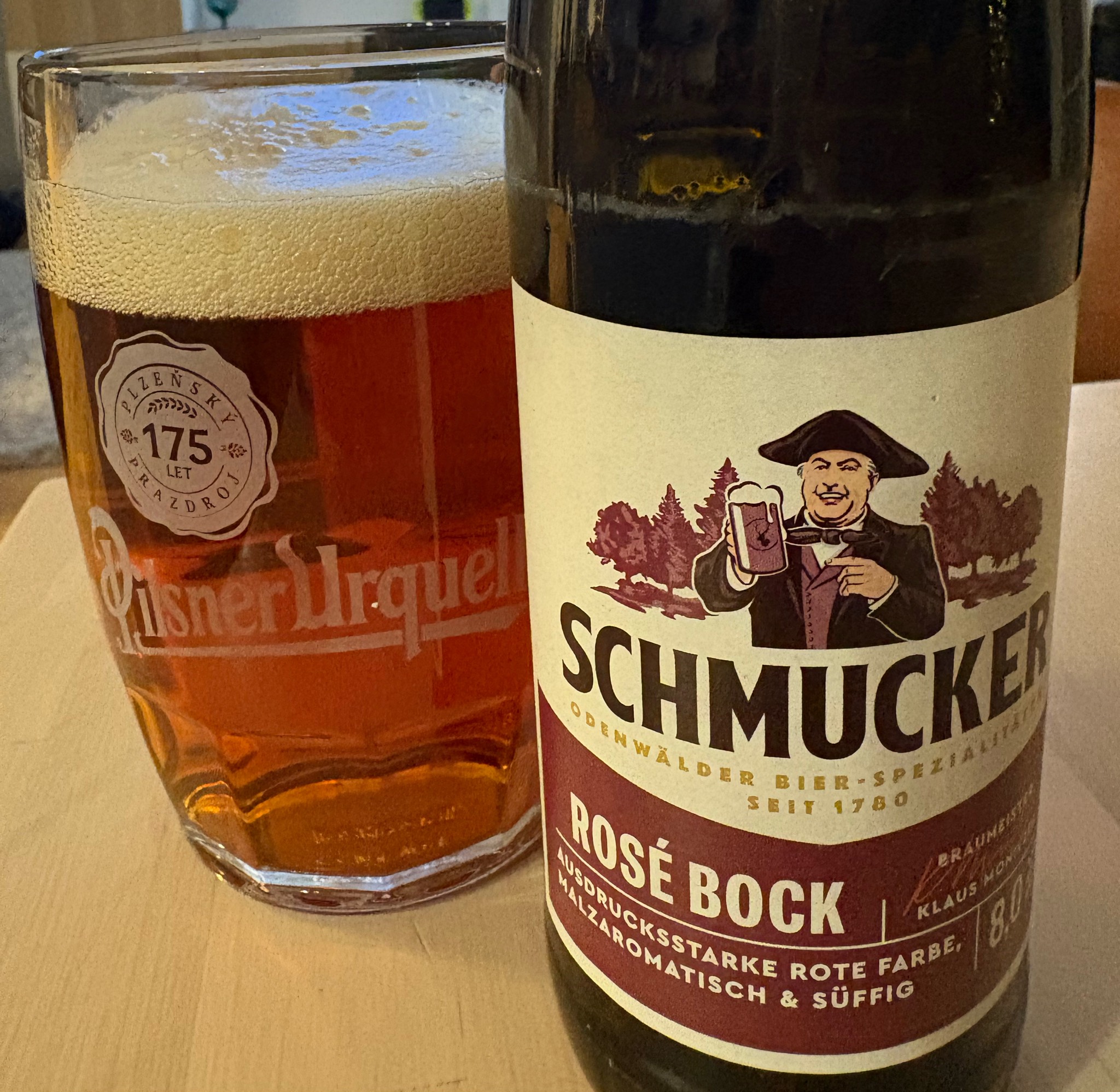 Schmucker Rosé Bock, Privat-Brauerei Schmucker