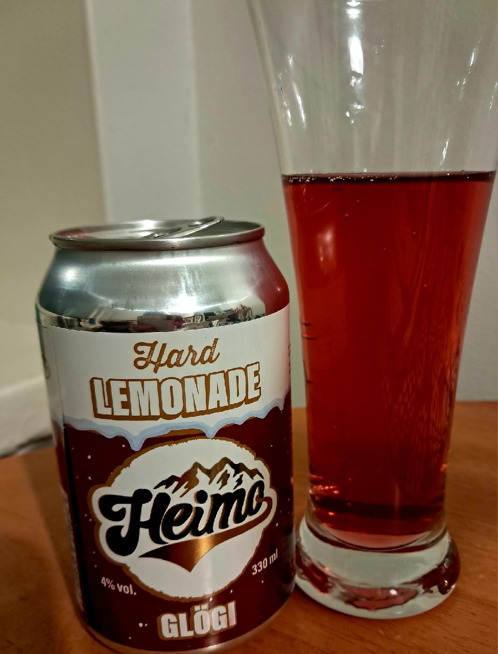 Heimo hard lemonade glögi, Finland