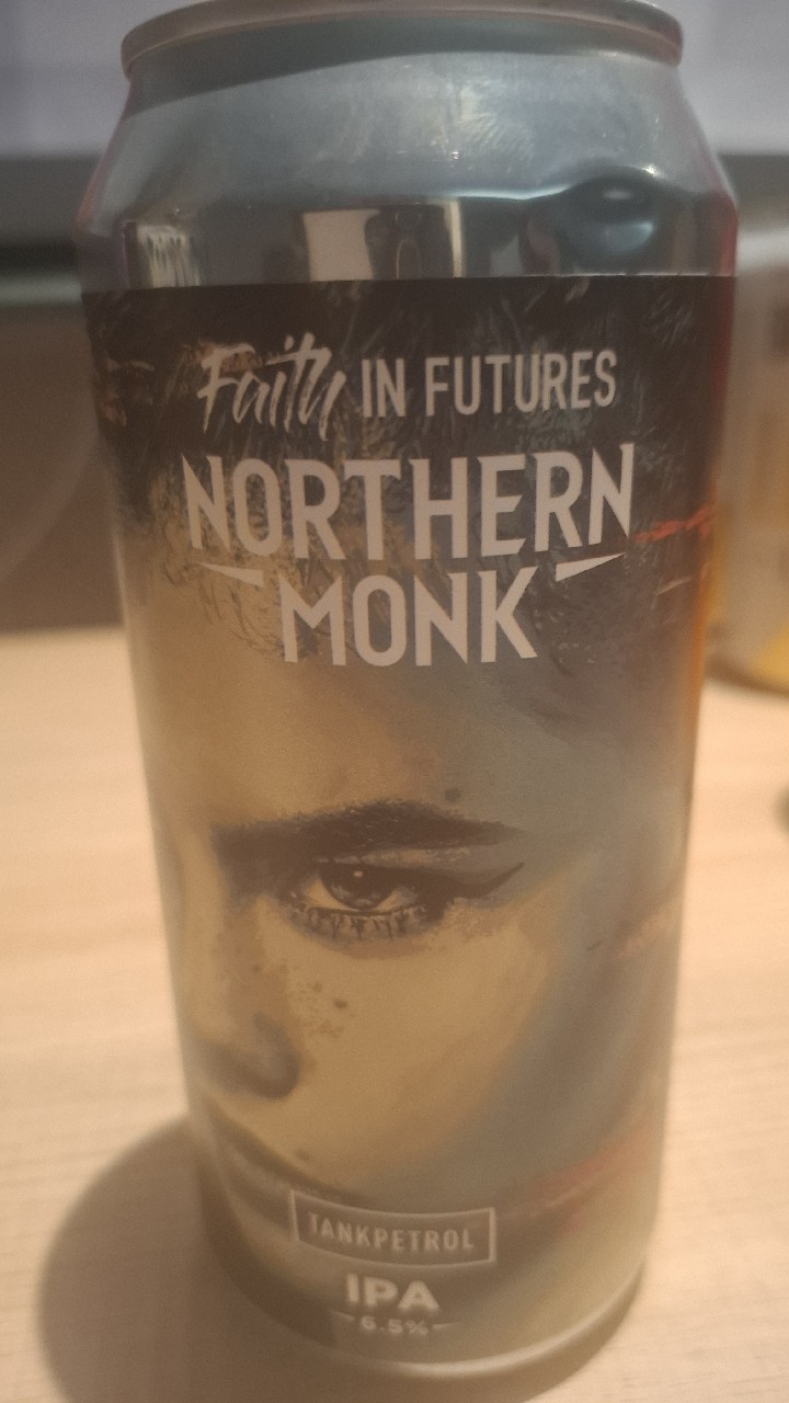 Faith in Futures // Tankpetrol V2 // Hazy IPA, Northern Monk Brew Co.