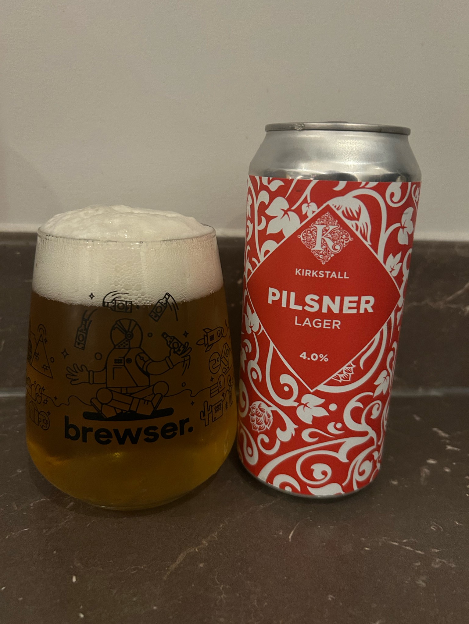 Kirkstall Pilsner, Kirkstall Brewery