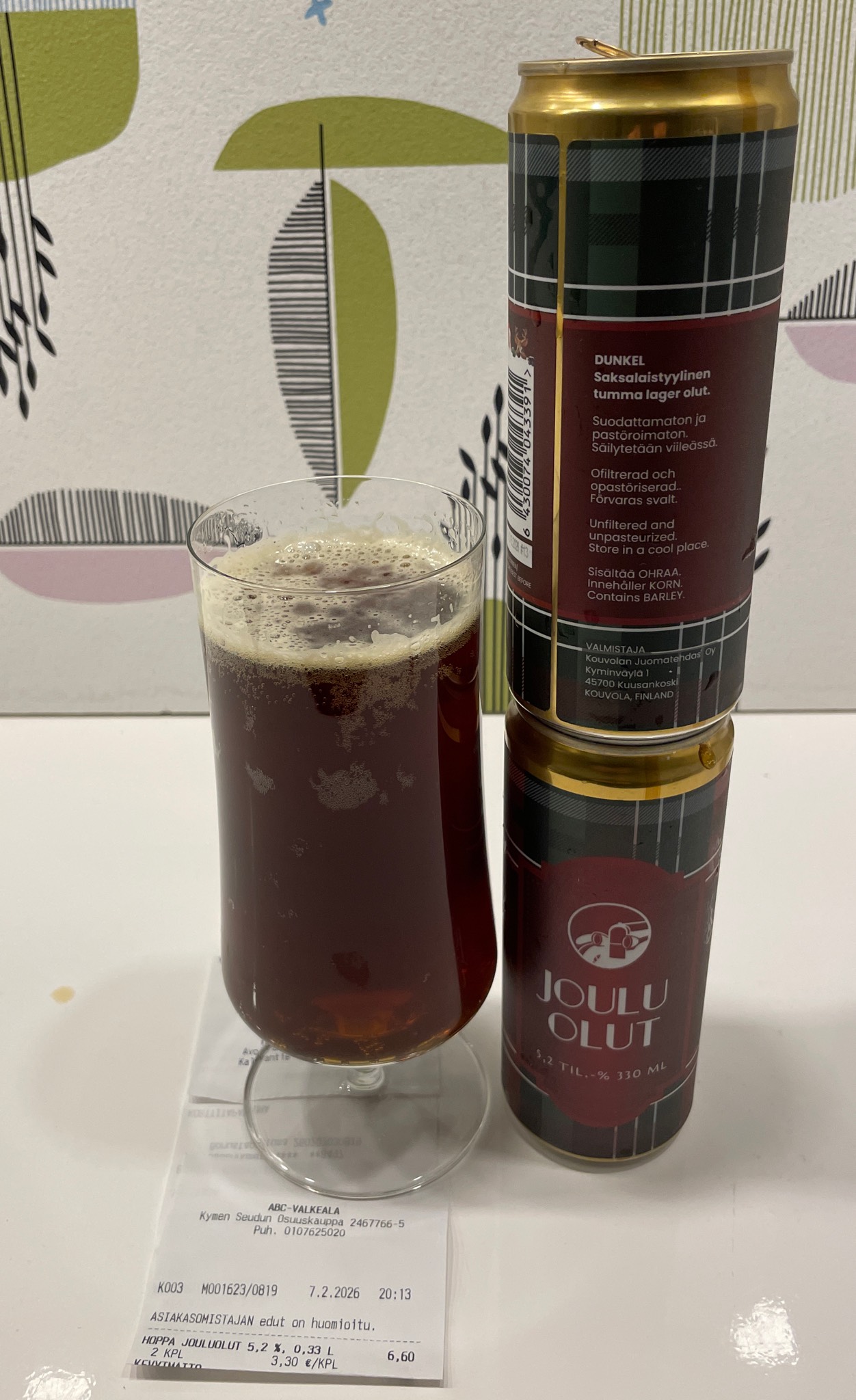 Jouluolut, Panimo Hoppa