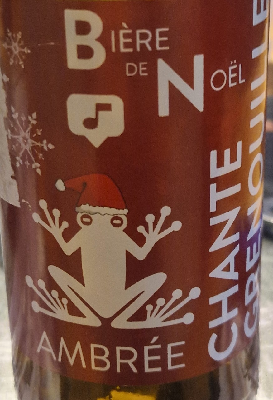 chante grenouille bière de Noël, Brasserie Chante-Grenouille