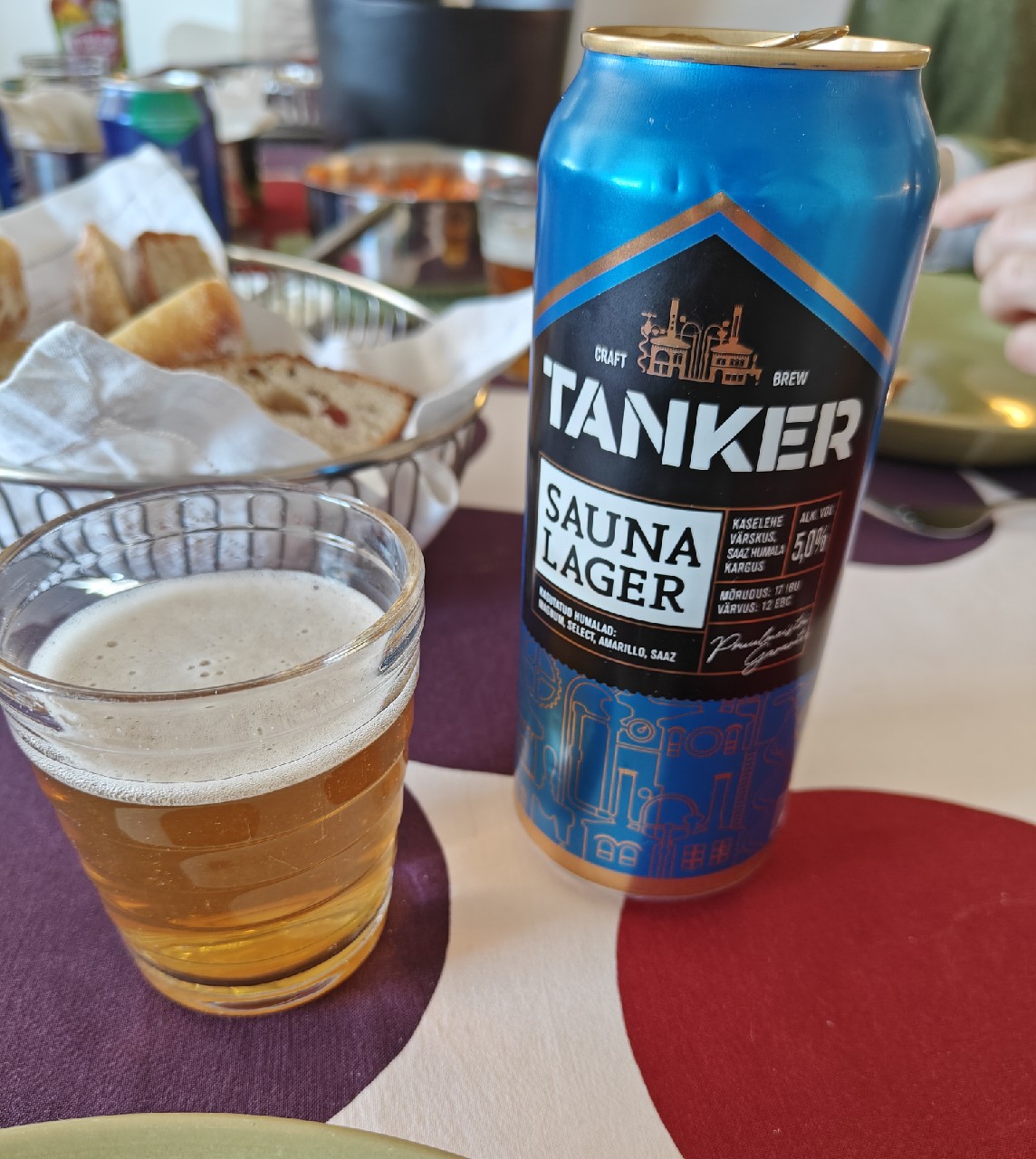 Sauna Lager, Tanker Brewery (Royal Unibrew)
