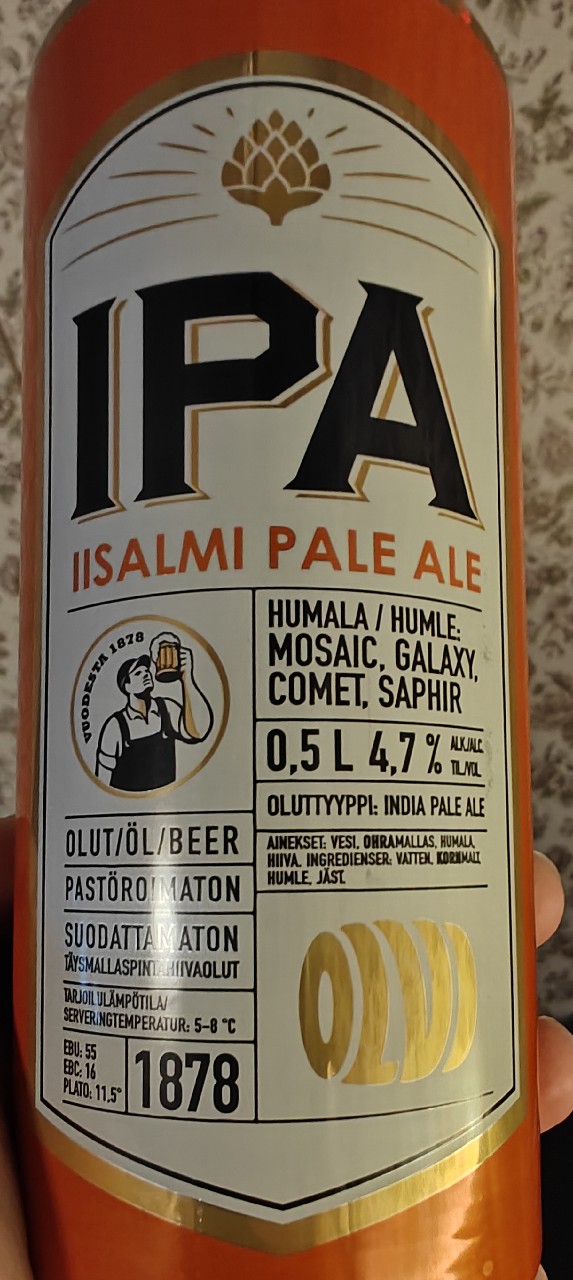 Olvi IPA 4.7%, Finland
