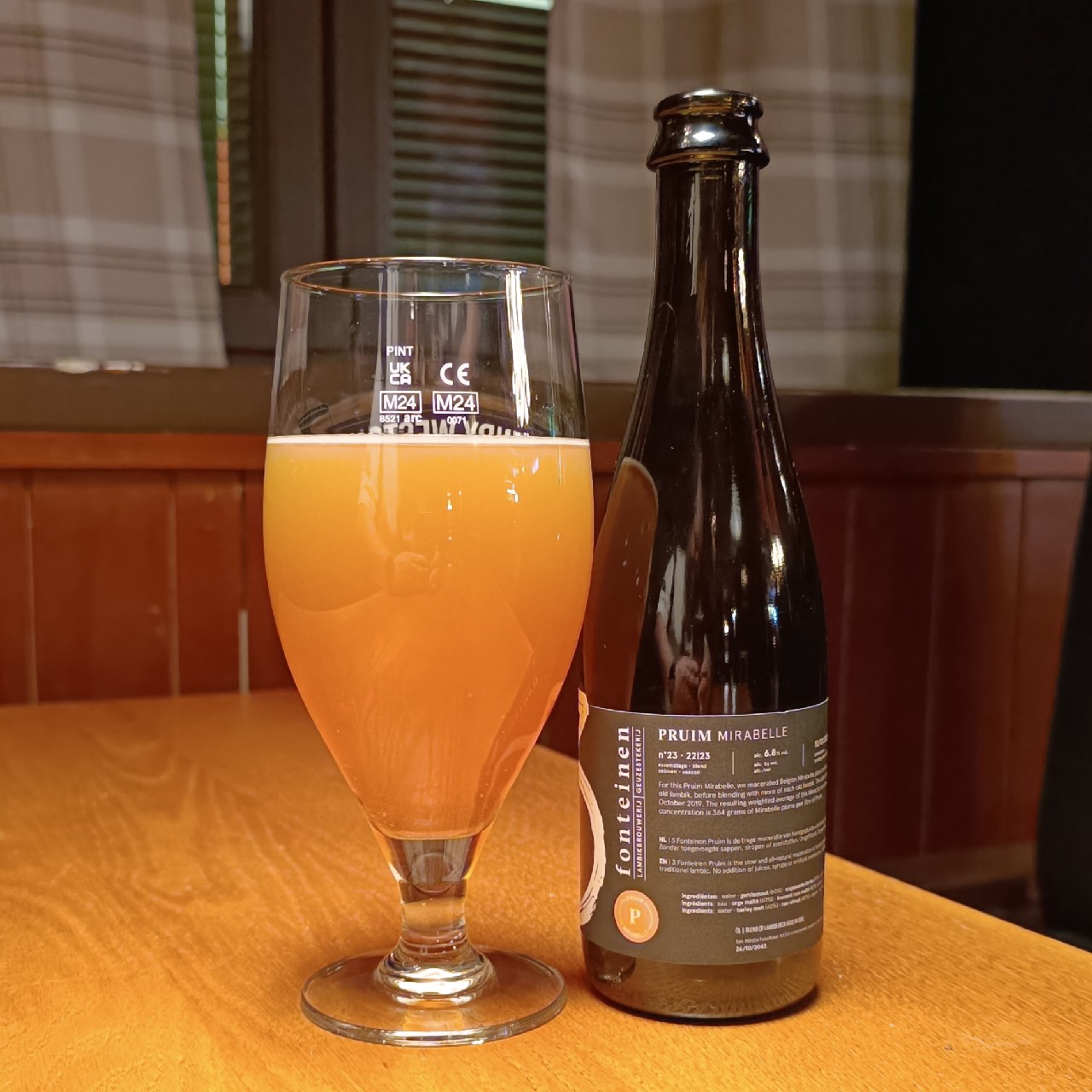Pruim Mirabelle (Season 22|23) Blend no. 23, Brouwerij 3 Fonteinen