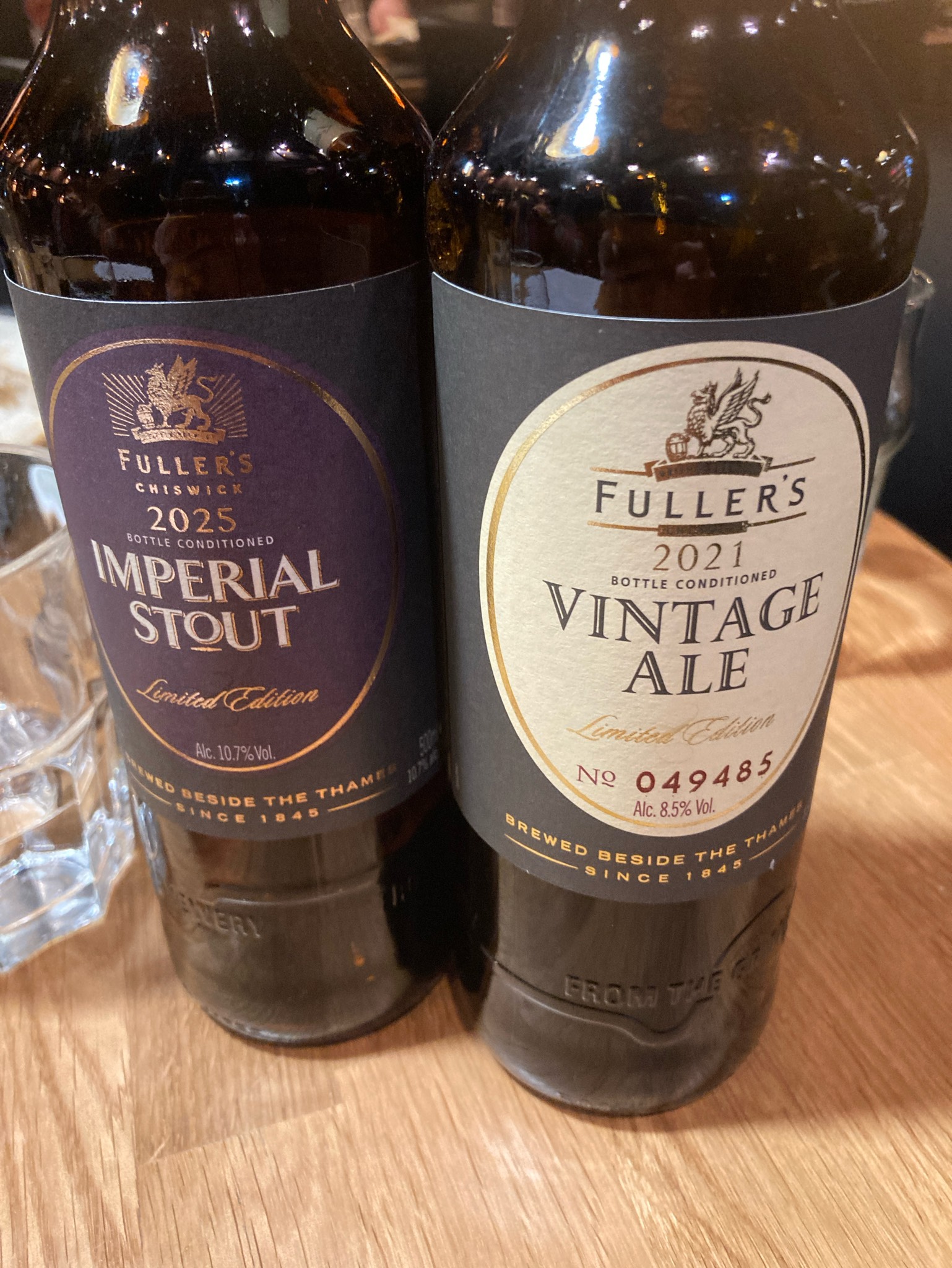 Vintage Ale (2021), Fuller's Griffin Brewery (Asahi Breweries)