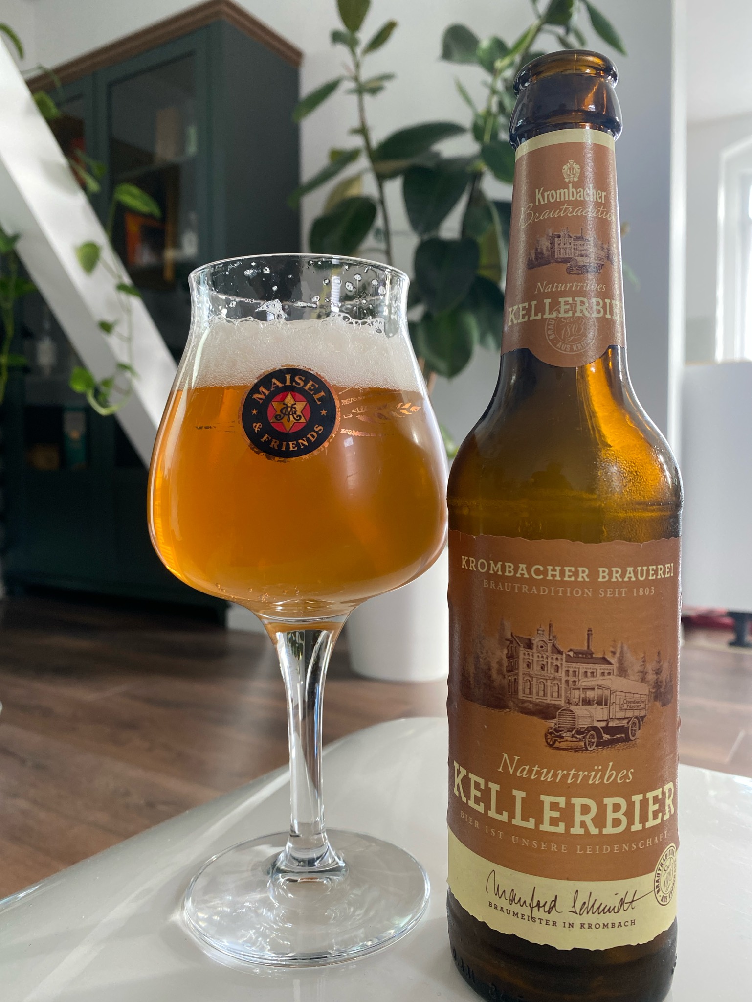 Krombacher Naturtrübes Kellerbier, Krombacher Brauerei