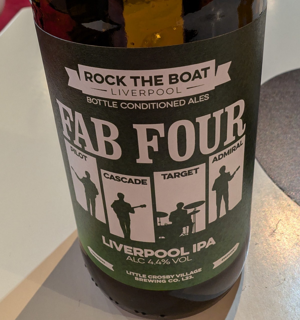 Fab Four, Rock The Boat Brewery