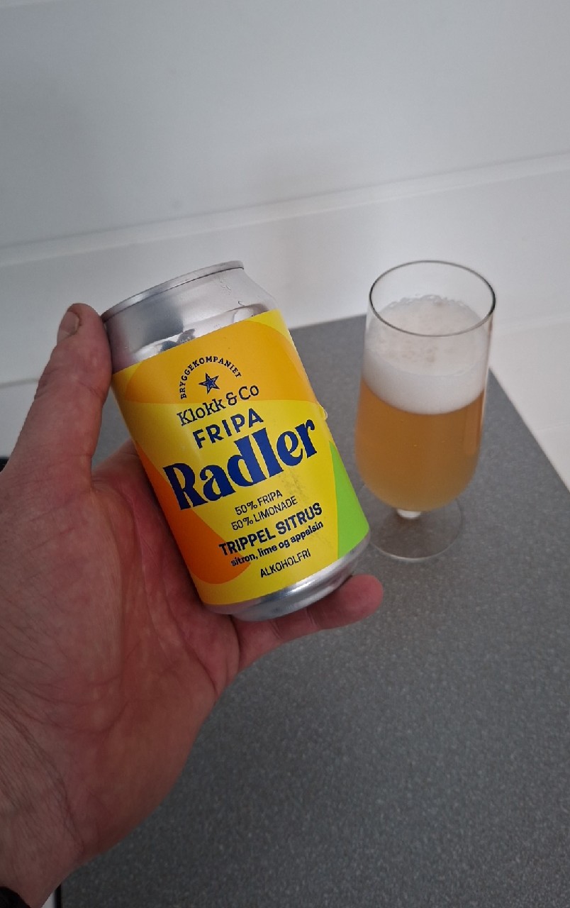 FRIPA Radler Trippel Sitrus, Klokk & Co.