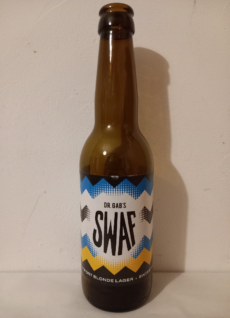 Dr. Gab's Swaf import blonde lager, Switzerland