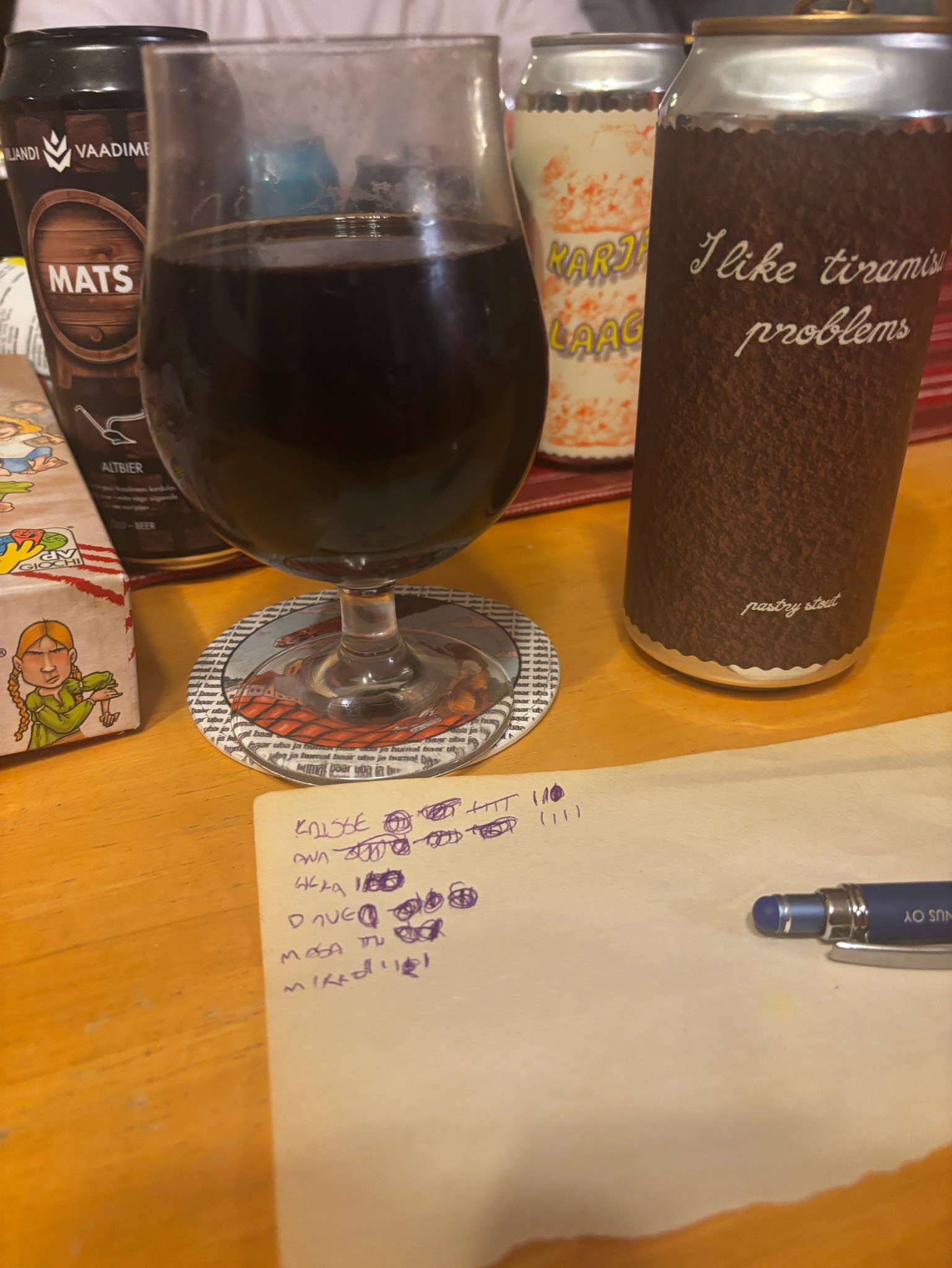 I Like Tiramisu Problems, Estonia