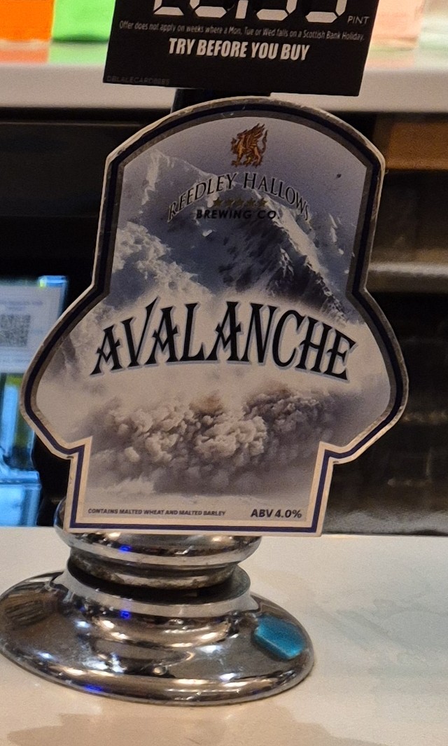 Avalanche, Reedley Hallows Brewing Company