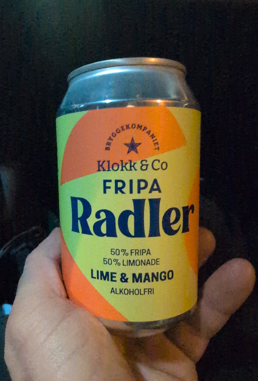FrIPA Radler Lime & Mango, Klokk & Co.