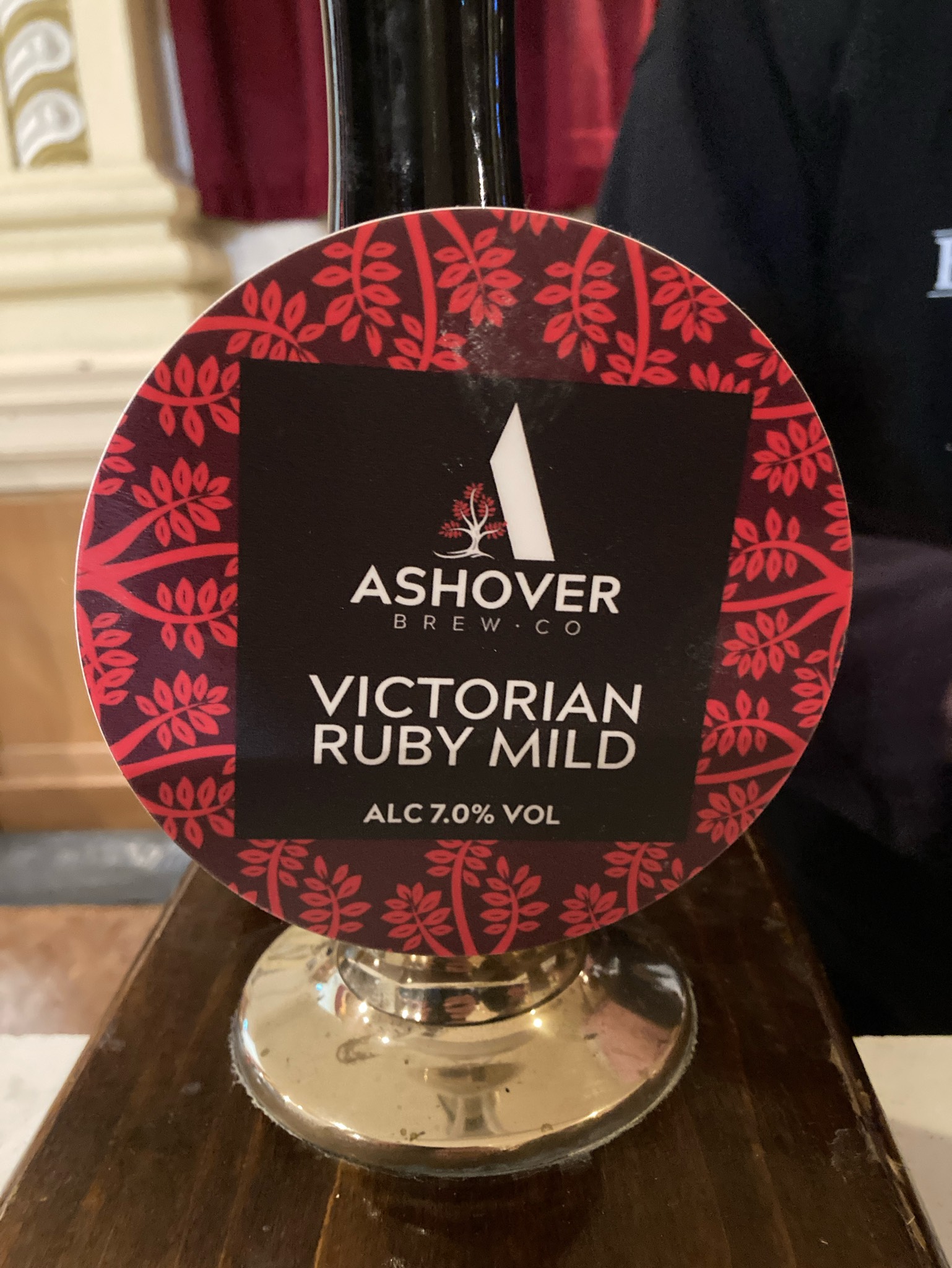 Victorian Ruby Mild, Ashover Brewery