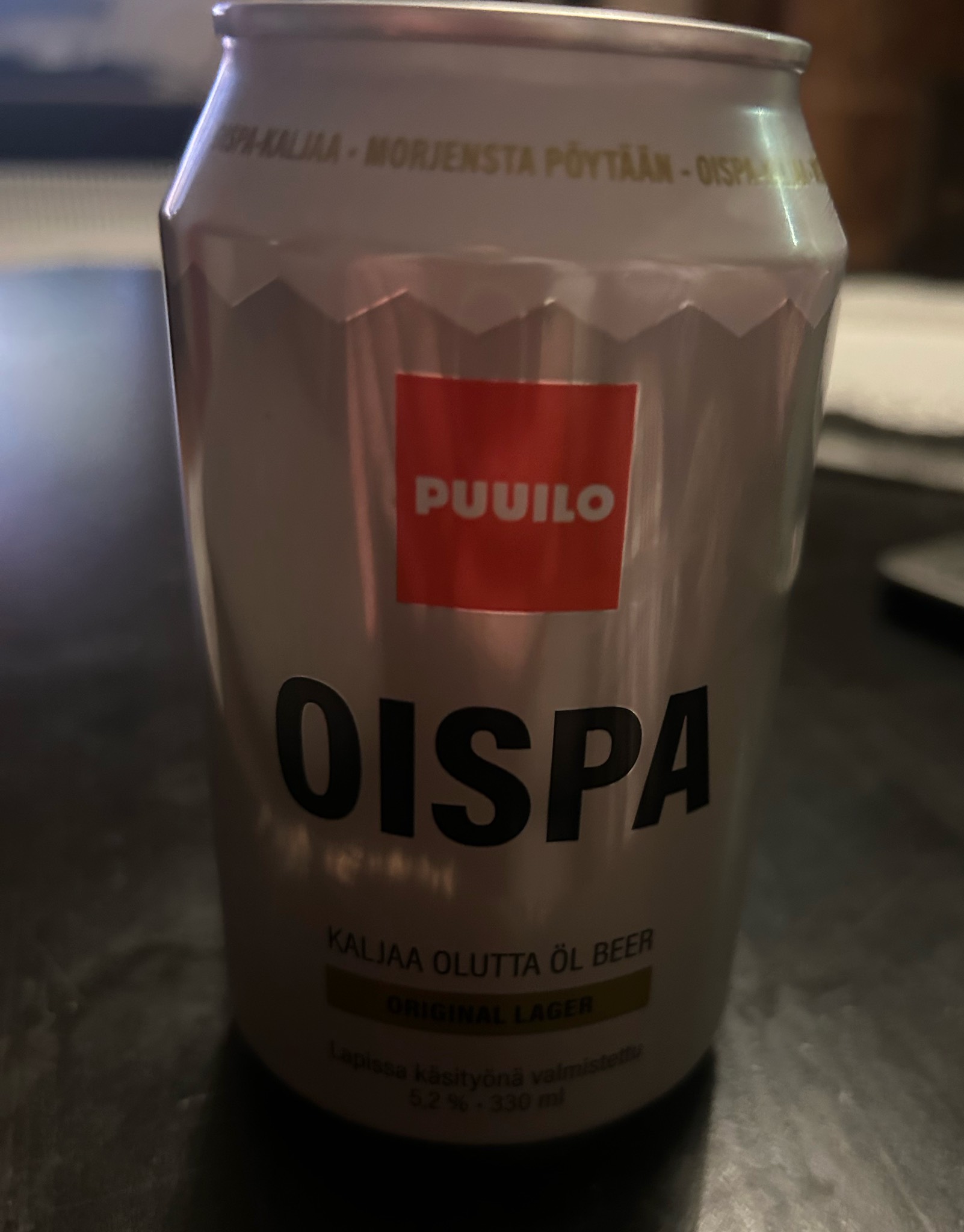 Oispa Original Lager, Finland