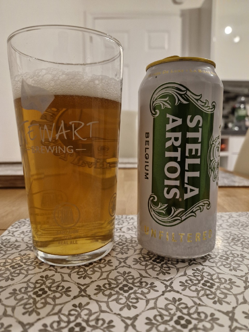 Stella Artois Unfiltered, Belgium