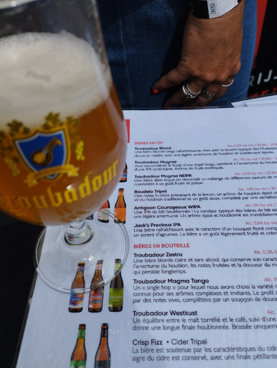 Troubadour Zestra, Belgium