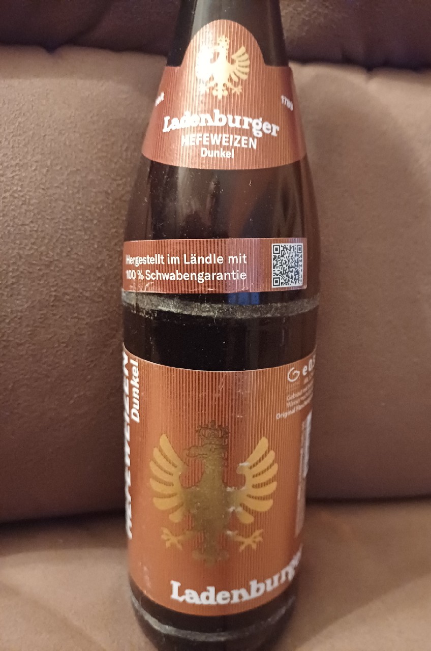 Ladenburger Hefeweizen Dunkel, Brauerei Ladenburger