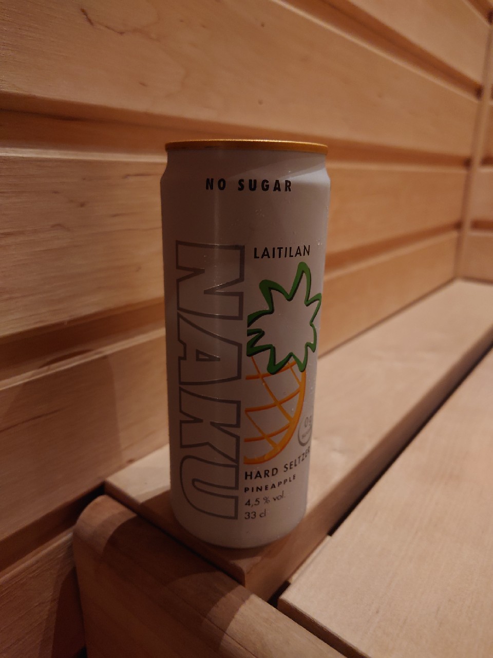 NAKU Hard Seltzer Pineapple, Finland