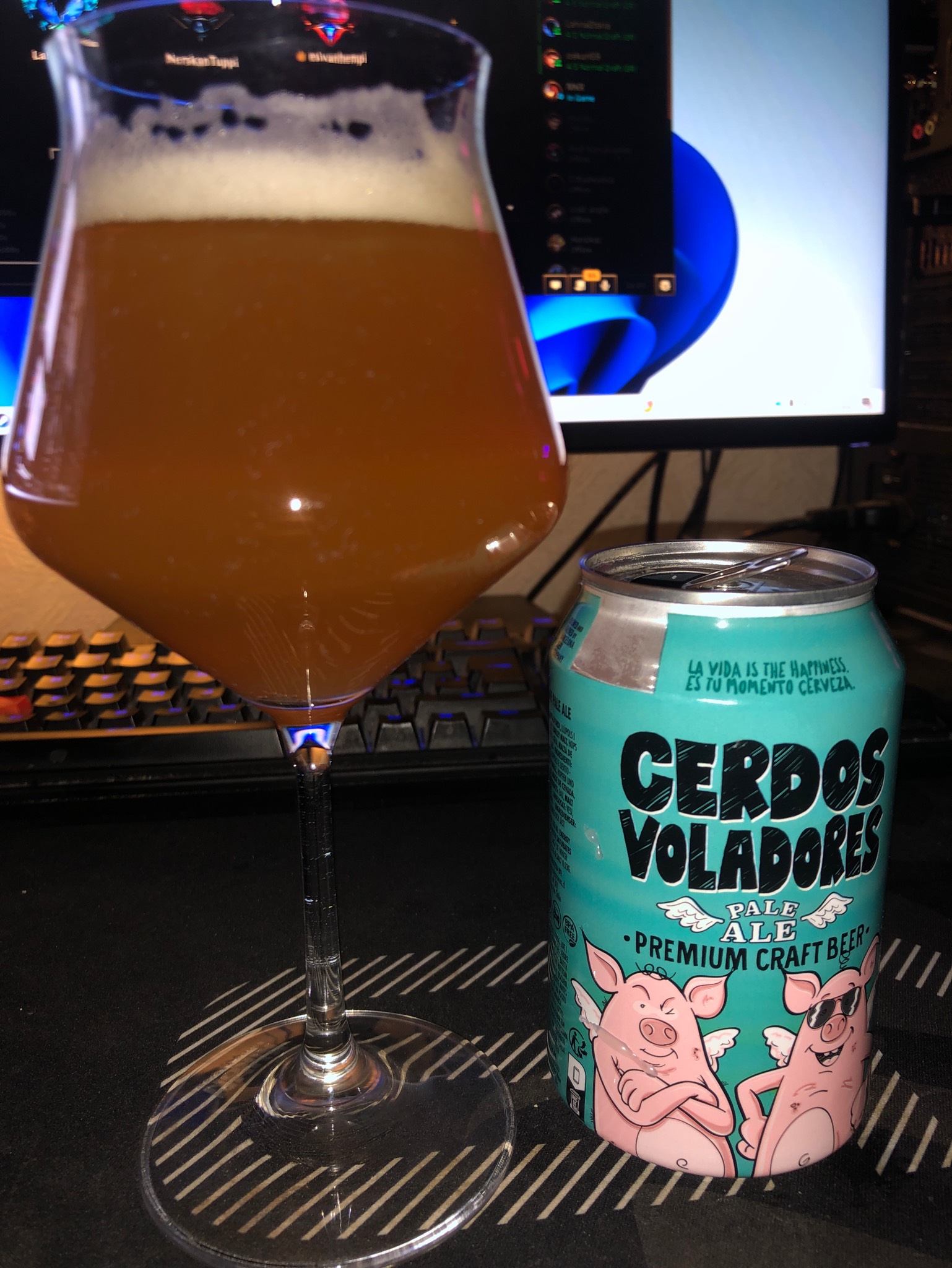 Cerdos Voladores Pale Ale, Barcelona Beer Company
