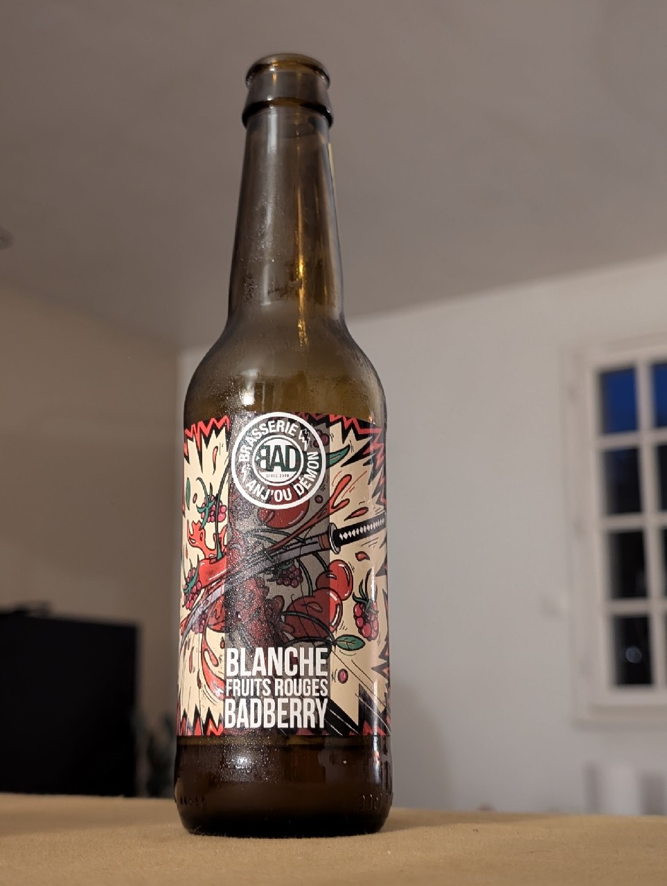 Blanche fruit rouge badberry, Anj'ou Démon