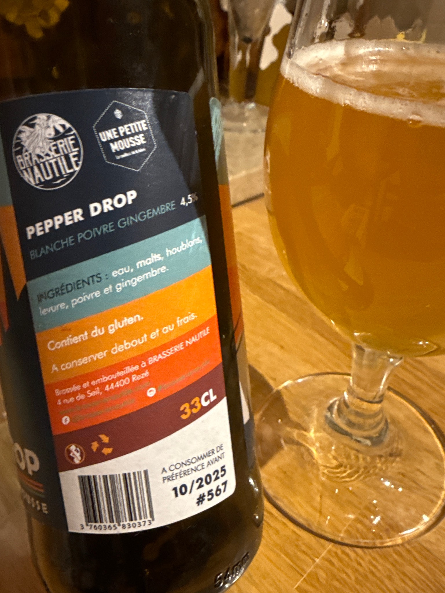 Pepper Drop, Brasserie Nautile