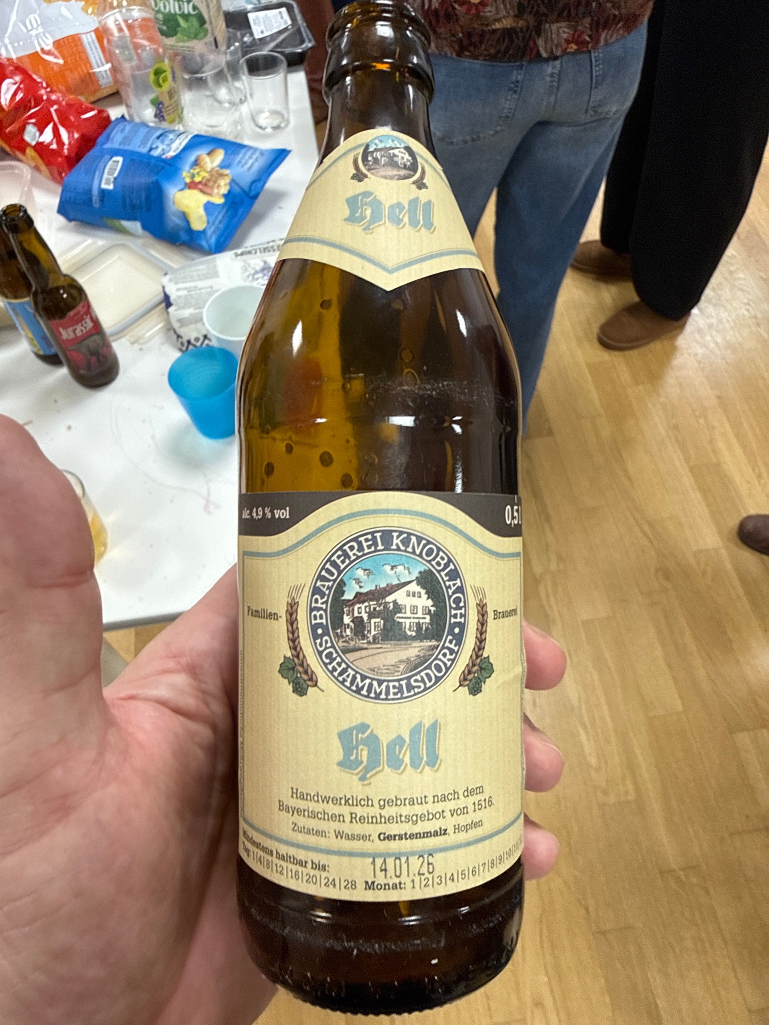 Schammelsdorfer Hell, Brauerei Knoblach Schammelsdorf