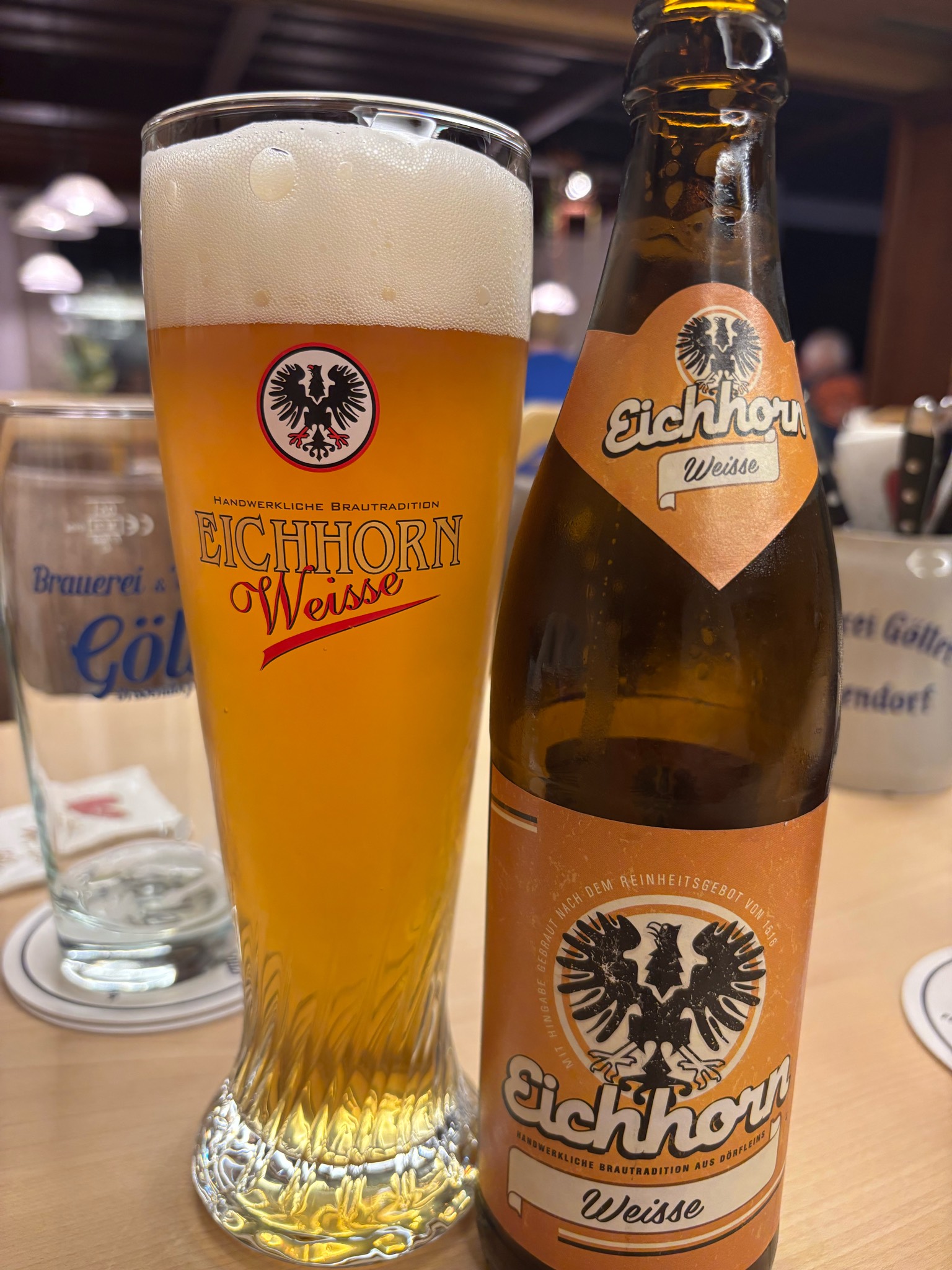 Eichhorn Weisse Hefetrüb, Brauerei Eichhorn Dörfleins