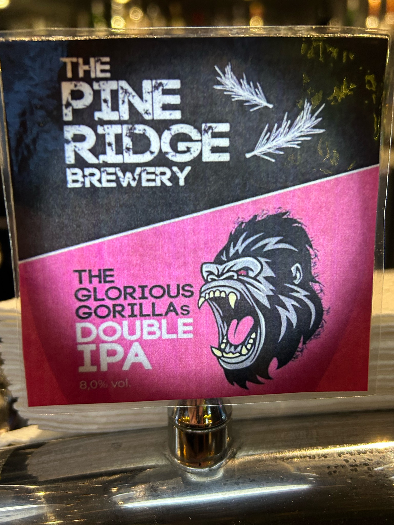 The Glorious Gorilla's Double IPA, Sweden