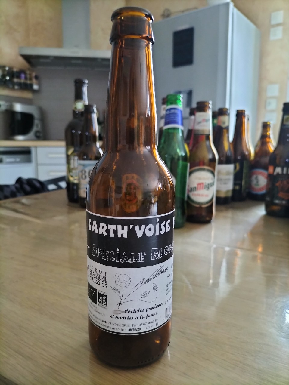 Sarth'voise Spéciale Blonde, Ferme Brasserie Blossier (Sarth'Voise)