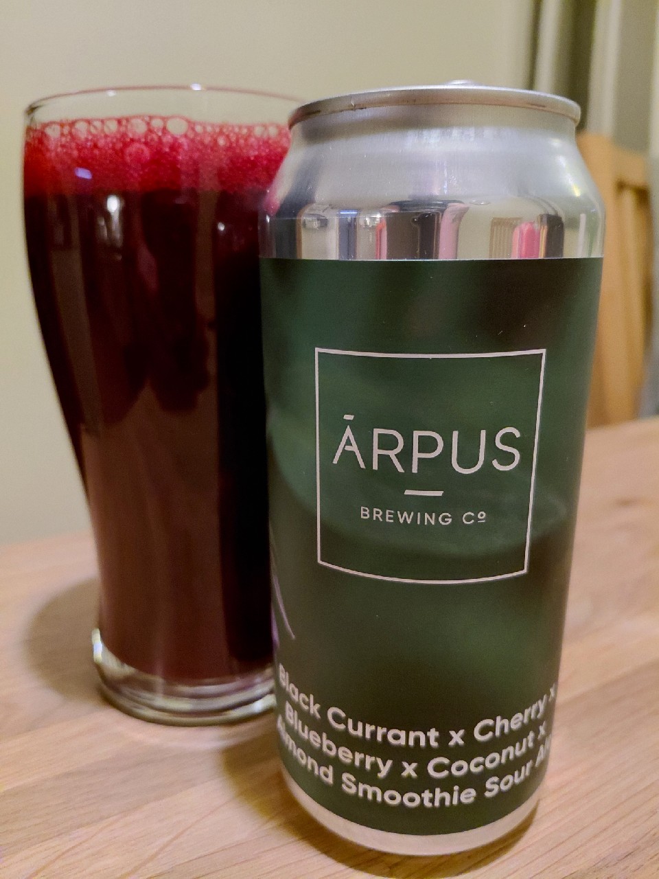 Black Currant x Cherry x Blueberry x Coconut x Almond Smoothie Sour Ale, Ārpus Brewing Co.