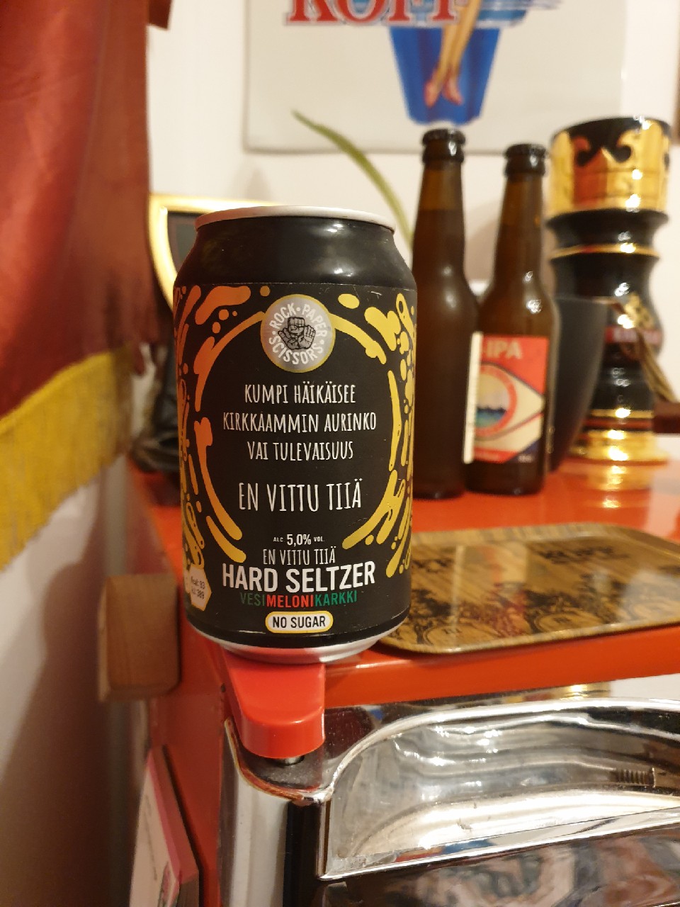 En Vittu Tiiä Hard Seltzer Vesimelonikarkki, Finland