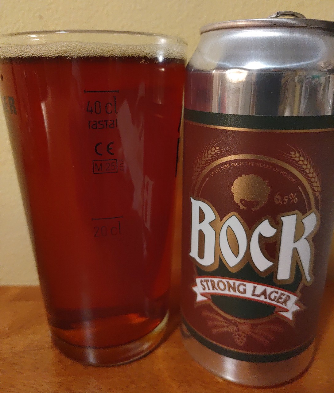 Bock Strong Lager, Finland