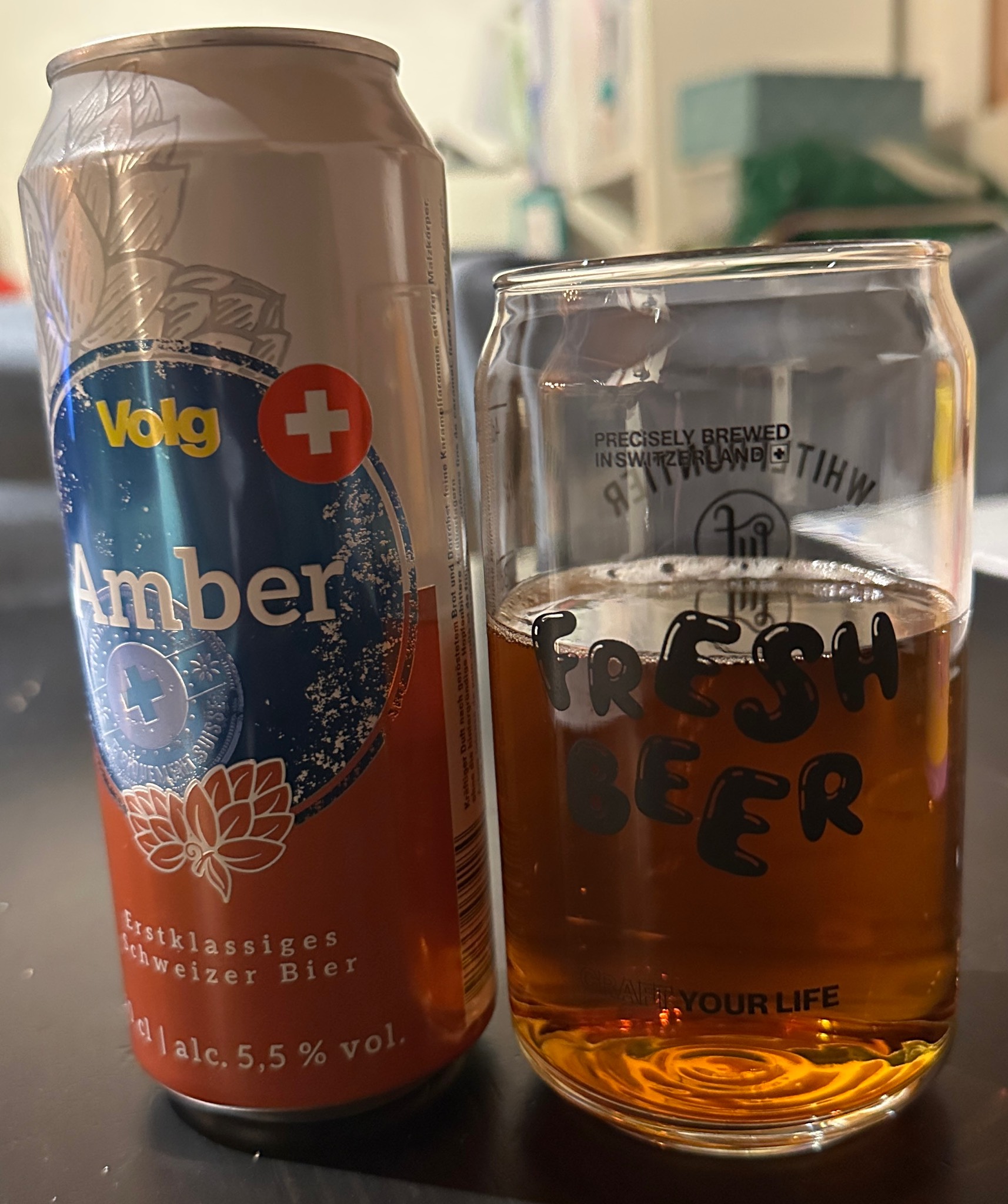 Volg Amber, Switzerland