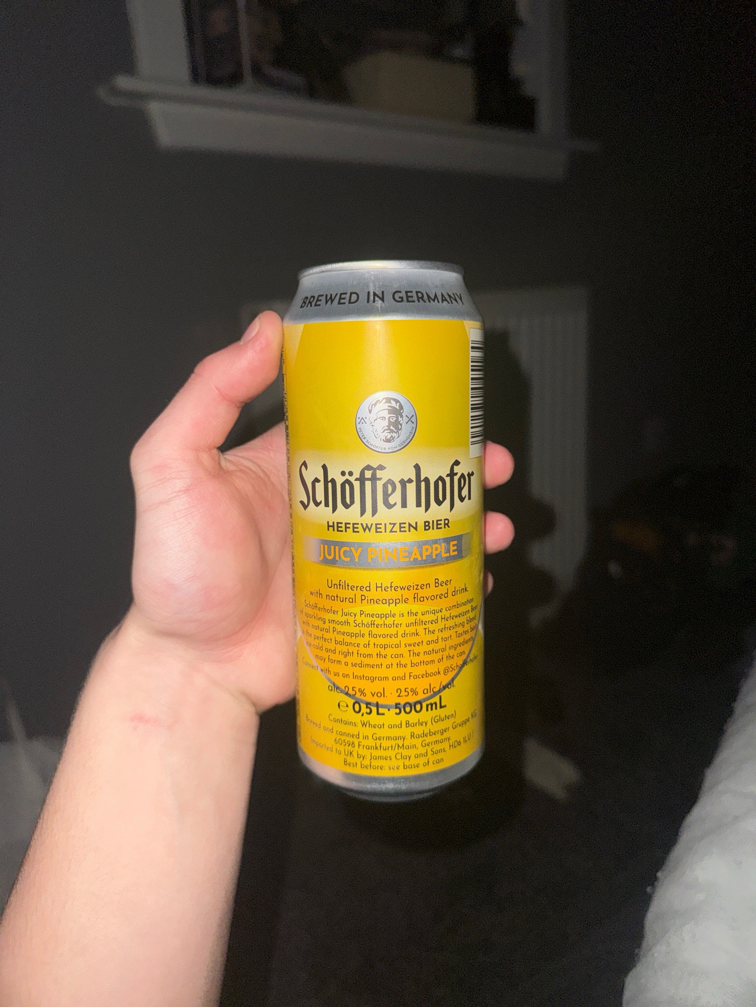 Schöfferhofer Hefeweizen Juicy Pineapple, Germany