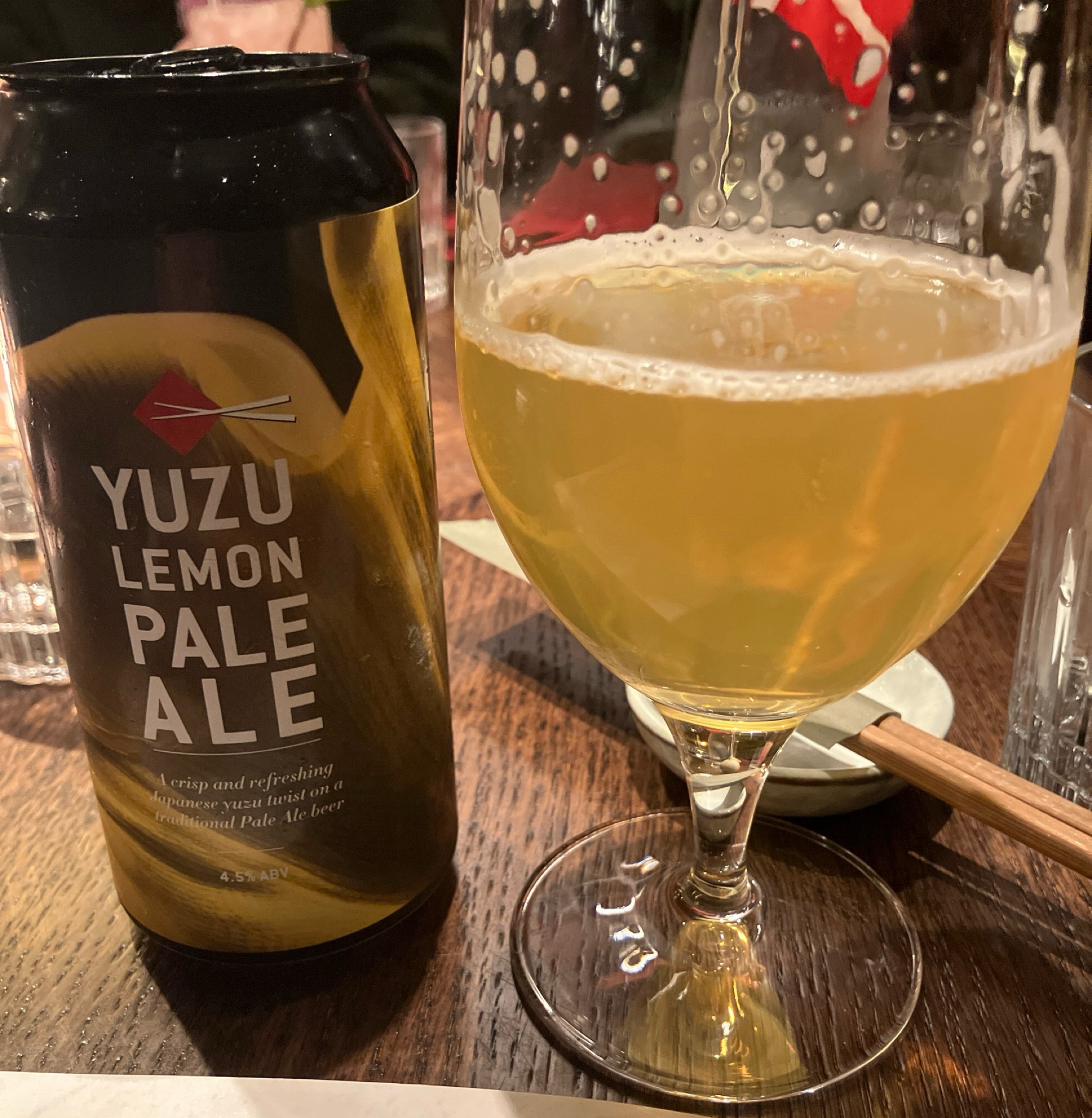 Yuzu lemon pale ale, United States