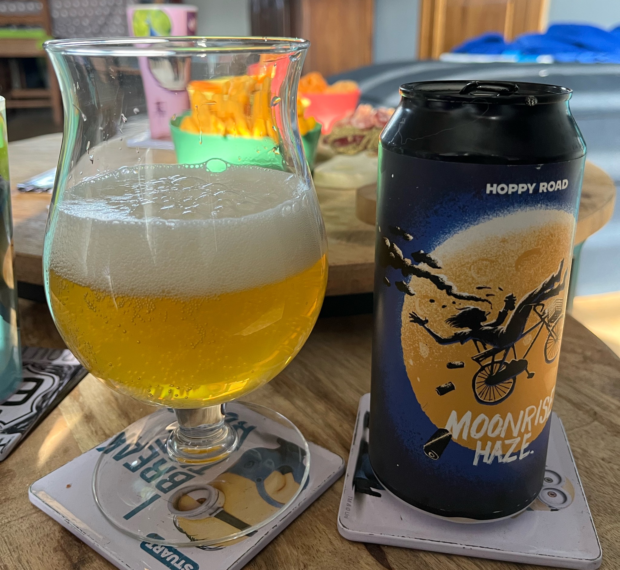 Moonrise Haze, France