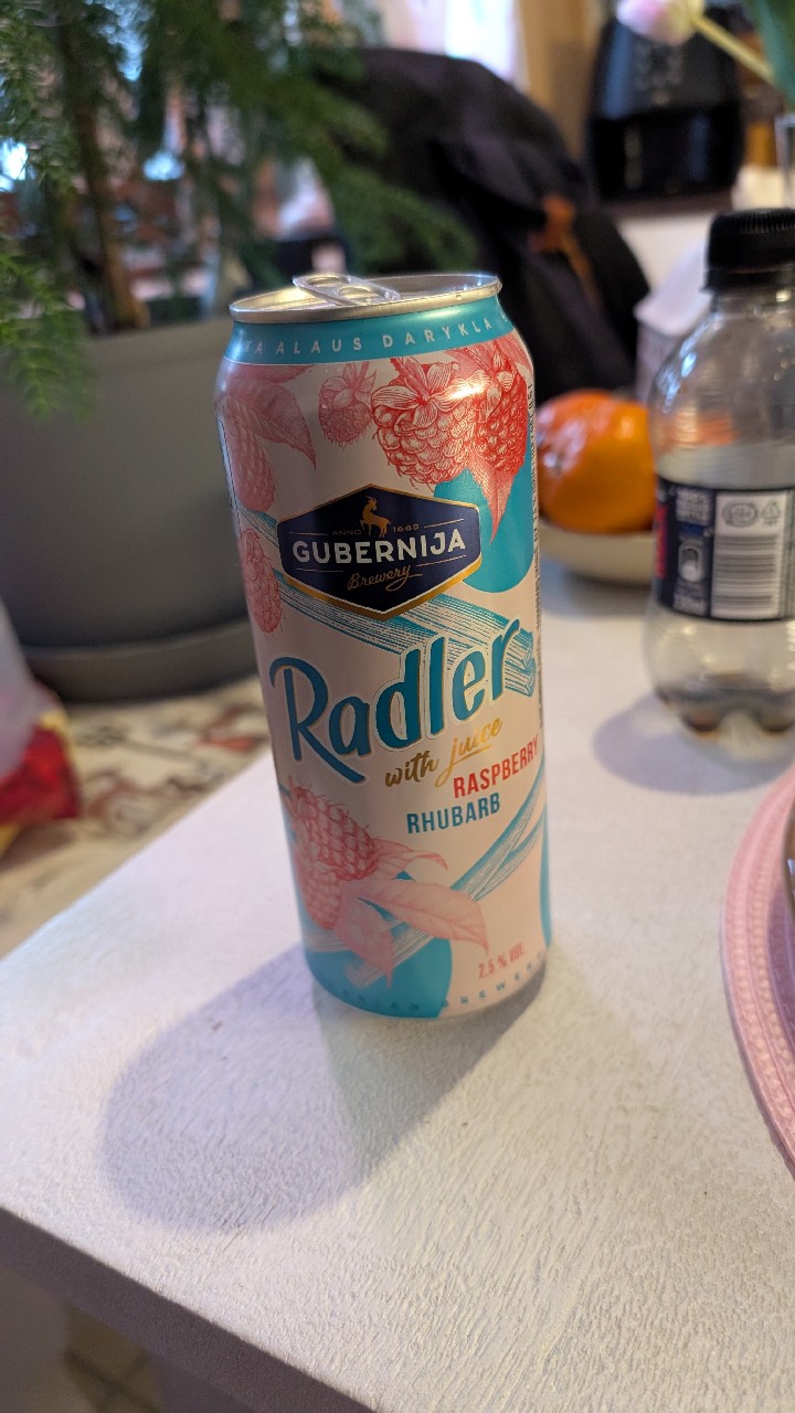 Radler Raspberry Rhubarb, Gubernija Brewery