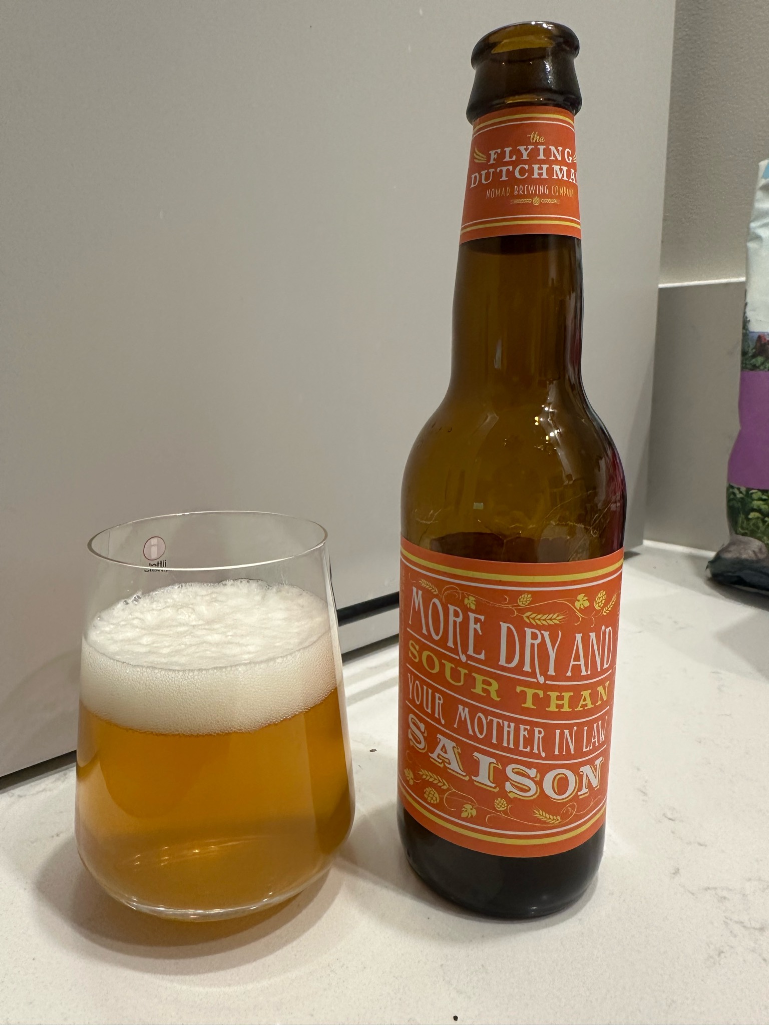 More Dry And Sour Than Your Mother In Law Saison, The Flying Dutchman Nomad Brewing Company